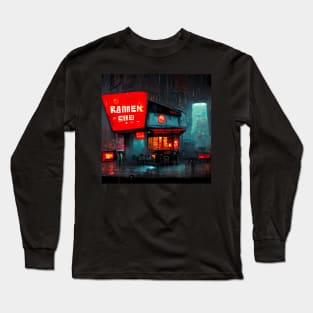 Rainy Ramen Shop Long Sleeve T-Shirt